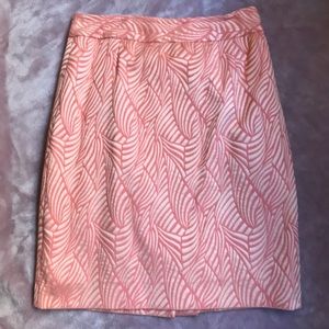 Calvin Klein Coral Pencil Skirt